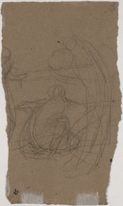 Studie na "Variace v modré a zelené" [verso] od James Abbott McNeill Whistler