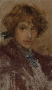 Studie hlavy a ramen dívky od James McNeill Whistler