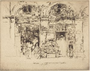 Slunečnice, Rue des Beaux-Arts od James McNeill Whistler