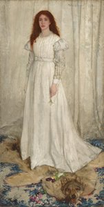 Symfonie v bílé, č. 1: Bílá dívka od James Abbott McNeill Whistler