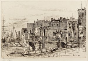 Temžská policie od James Abbott McNeill Whistler