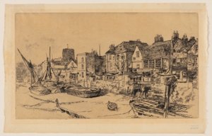 "Adam a Eva," stará Chelsea od James Abbott McNeill Whistler