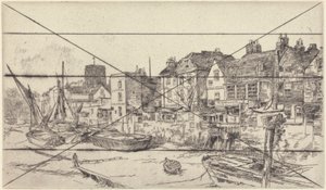 "Adam a Eva," stará Chelsea od James Abbott McNeill Whistler