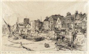 Taverna Adam a Eva, Old Chelsea od James McNeill Whistler