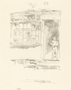 Holičství v Mews od James Abbott McNeill Whistler