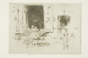 The Barrow - Marolles District, Brusel od James Abbott McNeill Whistler