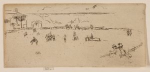 Bucking Horse, Divoký západ od James Abbott McNeill Whistler
