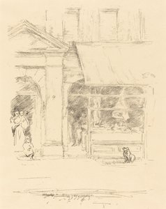 Řeznický pes od James Abbott McNeill Whistler
