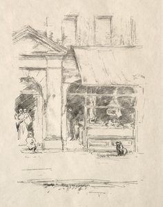 Řezníkův pes od James McNeill Whistler