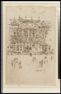 Kostel – Brusel (adorace) od James Abbott McNeill Whistler