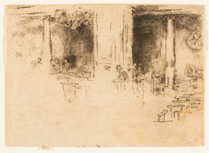 Kostel – Brusel (adorace) od James Abbott McNeill Whistler