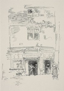 Hodináři, Paimpol od James Abbott McNeill Whistler