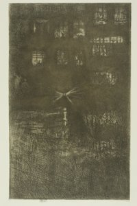 Taneční dům: Nokturno od James Abbott McNeill Whistler