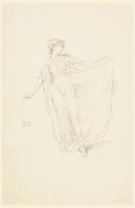 Tančící dívka, 1890 od James Abbott McNeill Whistler