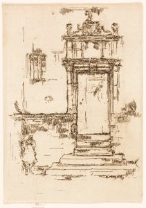 Dveře kaple, Montrésor od James McNeill Whistler