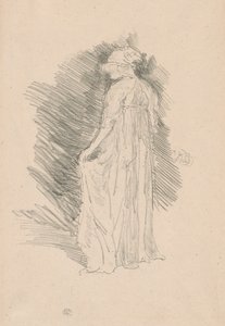 Zahalená postava, Pohled zezadu od James Abbott McNeill Whistler
