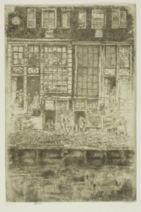 Vyšívaná opona od James McNeill Whistler