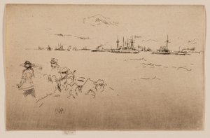 Flotila: Monitory od James Abbott McNeill Whistler