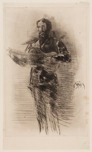 Hráč na kytaru (M.W. Ridley) od James Abbott McNeill Whistler