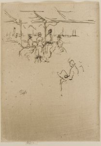 Přistávací fáze, krávy od James Abbott McNeill Whistler