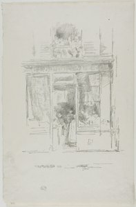 Prádelna: "Pradelna z Place Dauphine" od James Abbott McNeill Whistler