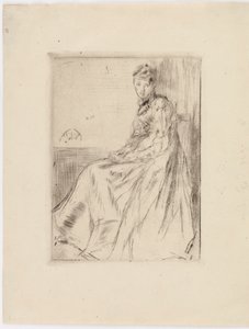 Dopis (Maud, sedící) od James Abbott McNeill Whistler