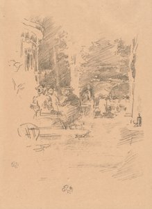 Malá kavárna v Bois od James Abbott McNeill Whistler