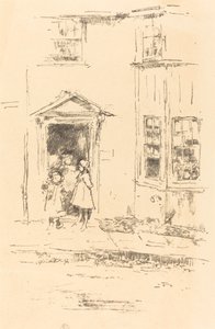 The Little Doorway, Lyme Regis od James Abbott McNeill Whistler