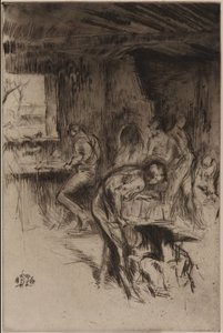The Little Forge, Liverpool od James Abbott McNeill Whistler