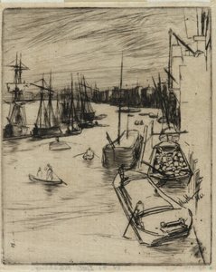 Malý Rotherhithe od James Abbott McNeill Whistler