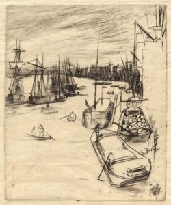 Malý Rotherhithe od James Abbott McNeill Whistler