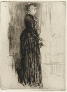 Malé sametové šaty od James Abbott McNeill Whistler