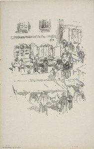 Tržiště, Vitre od James Abbott McNeill Whistler