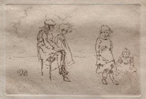Děti Menpes od James McNeill Whistler