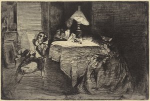 Hudební místnost od James Abbott McNeill Whistler
