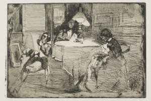 Hudební místnost od James Abbott McNeill Whistler
