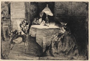 Hudební místnost od James Abbott McNeill Whistler