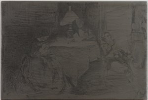 Hudební místnost od James Abbott McNeill Whistler
