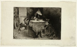 Hudební místnost od James Abbott McNeill Whistler