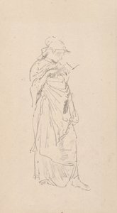 Román - dívka při čtení od James McNeill Whistler