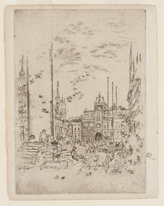Piazzetta od James Abbott McNeill Whistler