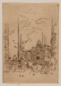 Piazzetta od James McNeill Whistler