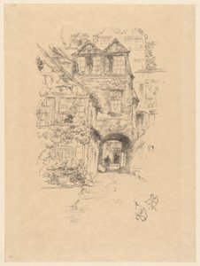 Kněžský dům, Rouen od James McNeill Whistler