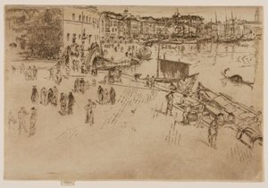 Riva od James Abbott McNeill Whistler