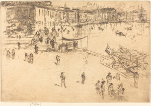 Riva, č.II od James Abbott McNeill Whistler
