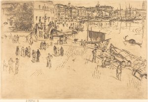 The Riva, No.I od James Abbott McNeill Whistler