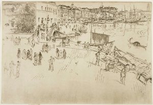 Riva, č. 1 od James McNeill Whistler