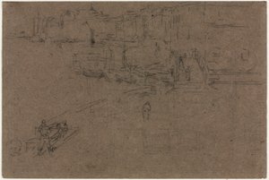 Riva, Benátky od James McNeill Whistler