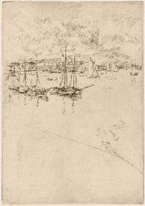 Parník, Benátky od James Abbott McNeill Whistler