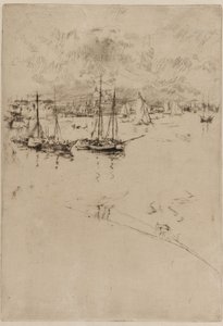 Parník, Benátky od James Abbott McNeill Whistler